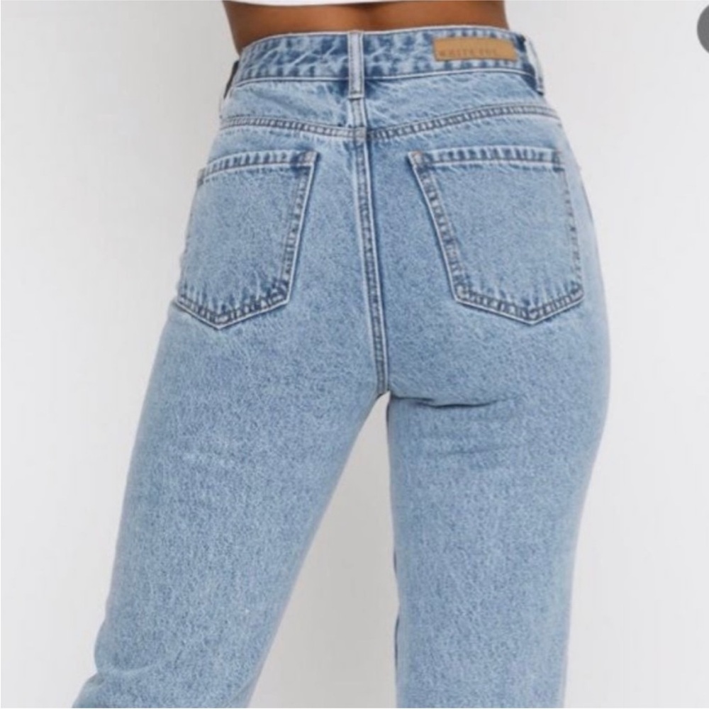 white fox be cool straight leg denim jeans - Picture 2 of 3
